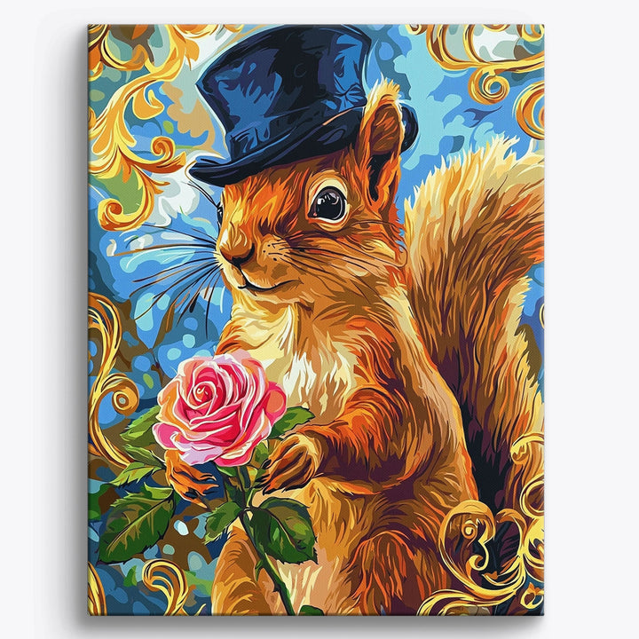 Filigranes Eichhörnchen