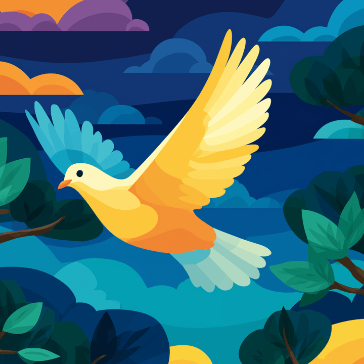 Eleganter Flug