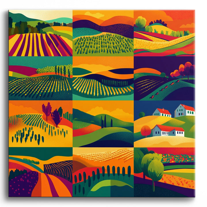 Buntes Gitter