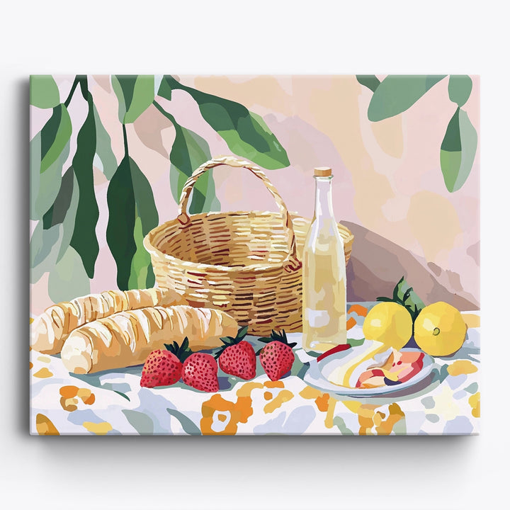 Glückliches Picknick