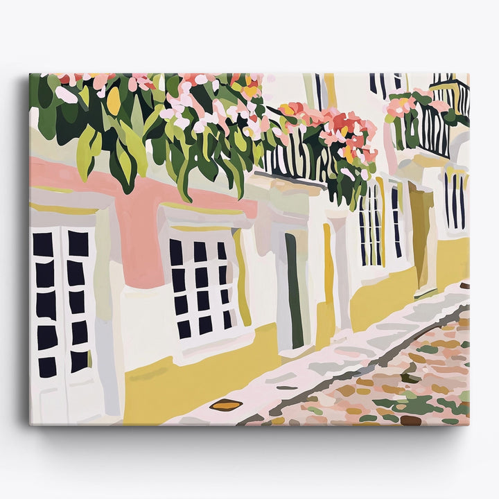 Eleganz der Pastellstadt