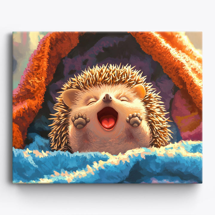 Erfreuter Igel