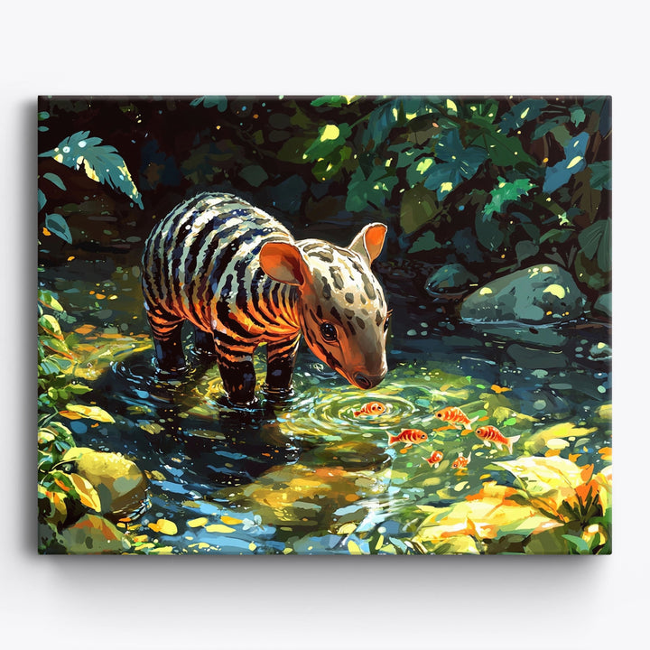 Neugieriges Tapir