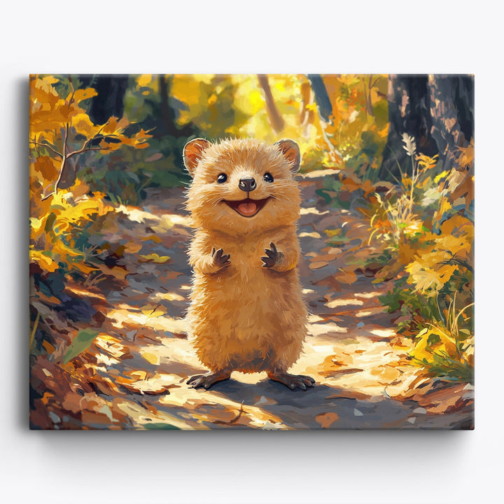 Radość quokki