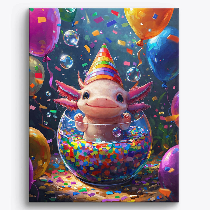 Blasen-Party