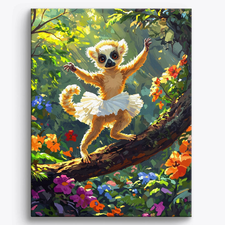Drehender Tutu-Lemur