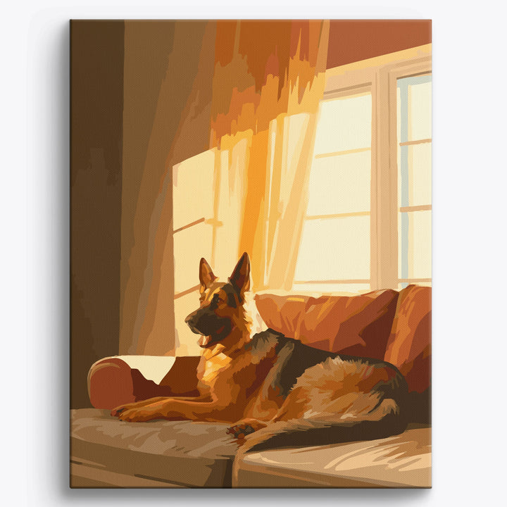 Deutsche Schäferhund-Schatten