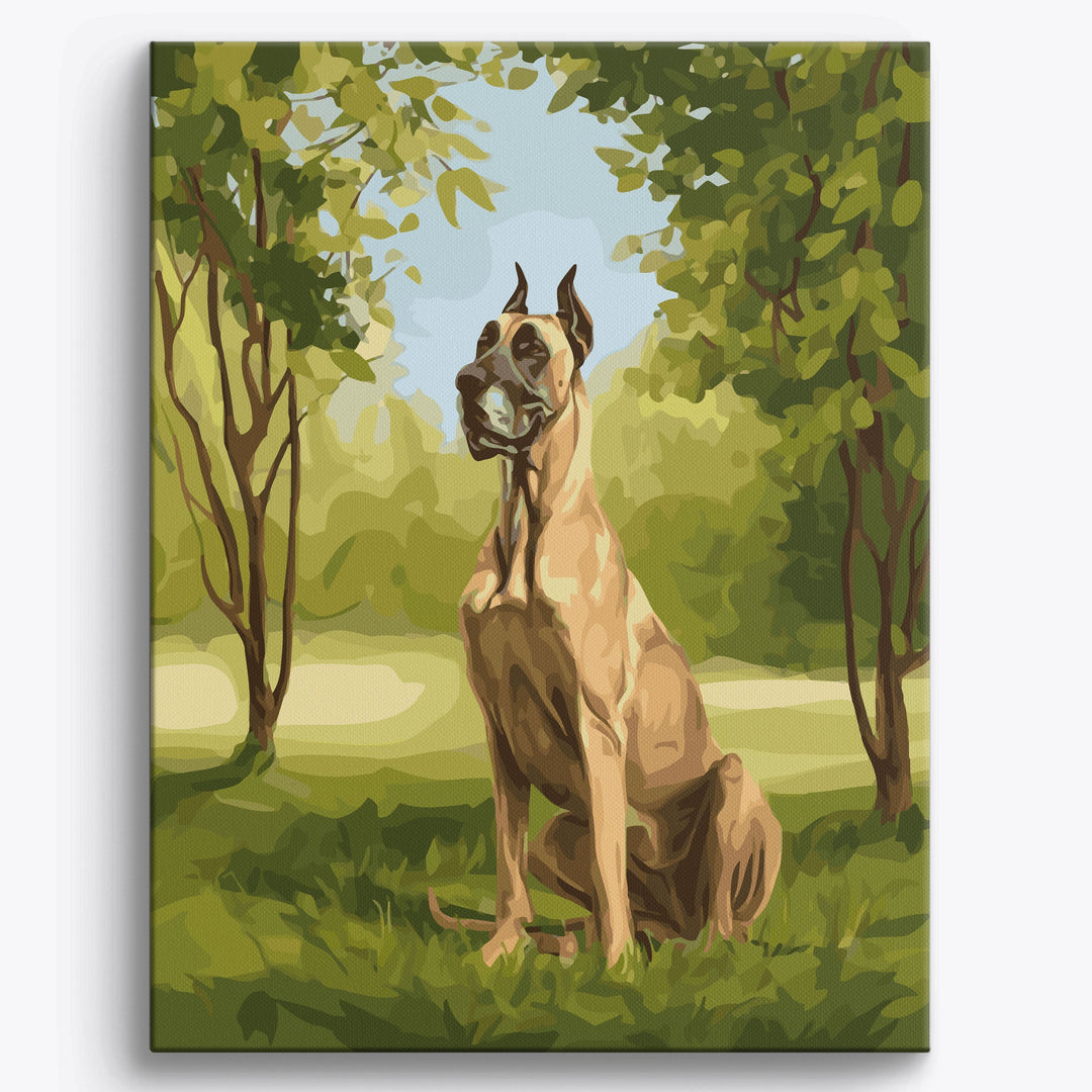 Dog niemiecki jako strażnik