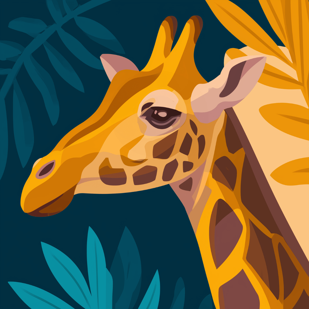 Giraffenporträt