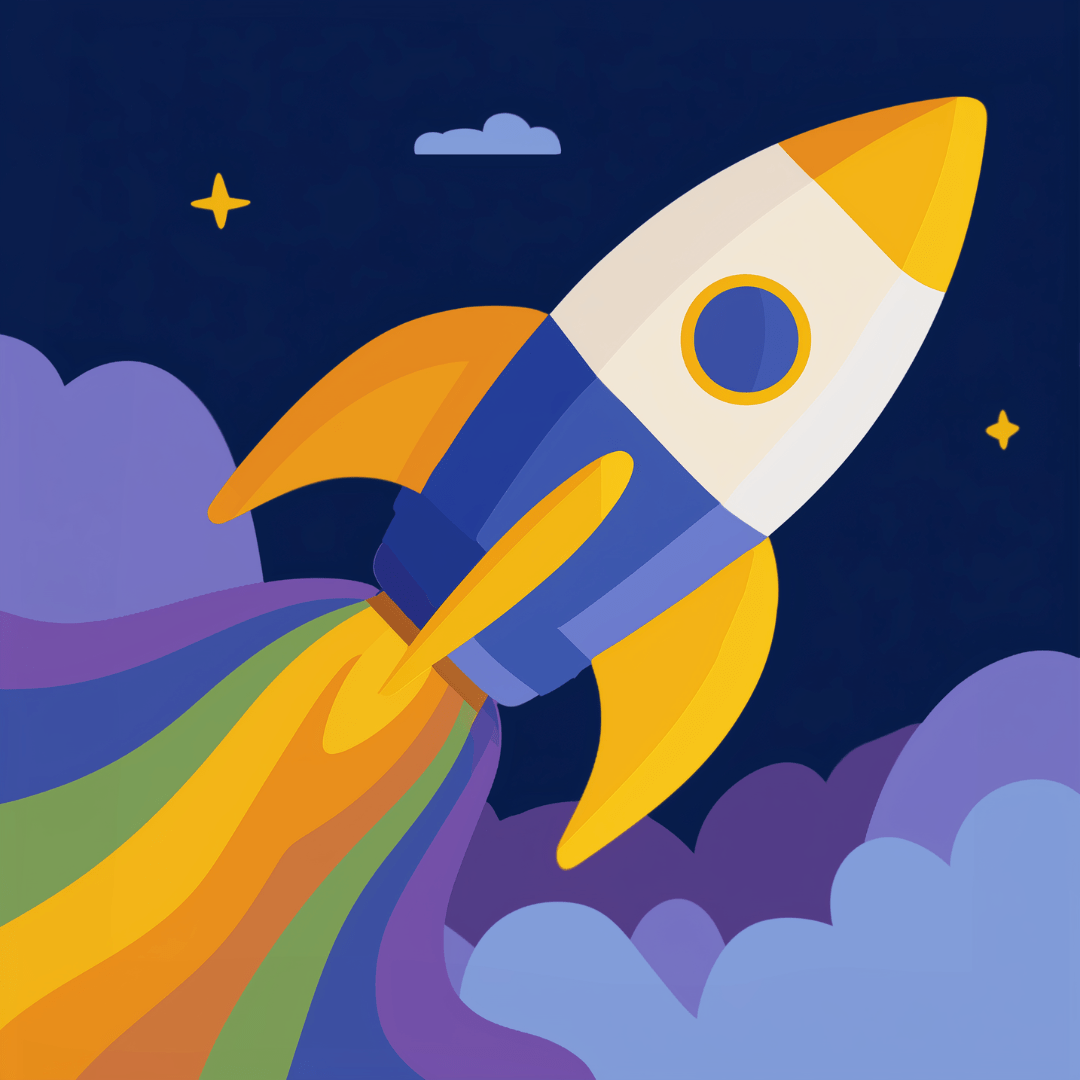 Regenbogen Rocket