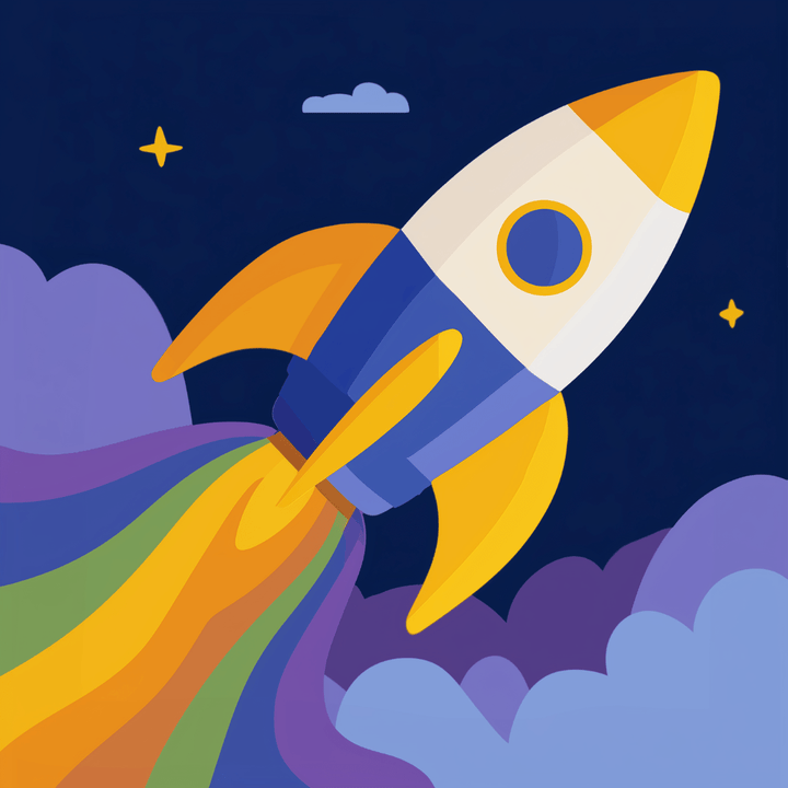 Regenbogen Rocket