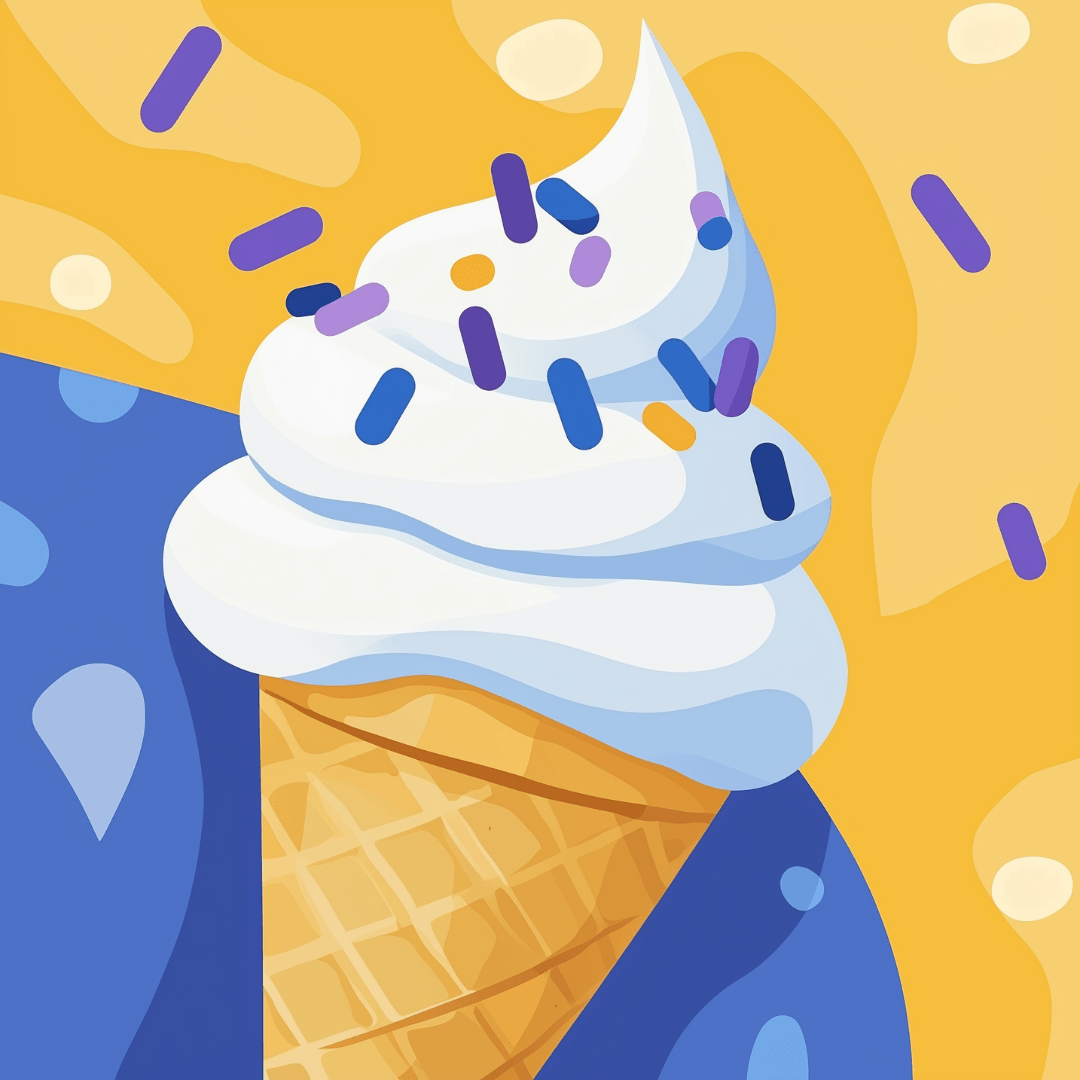 Eis mit Streuseln