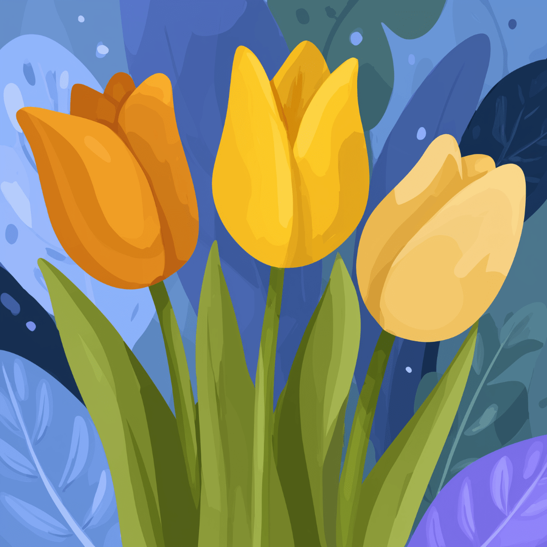 Drei Tulpen