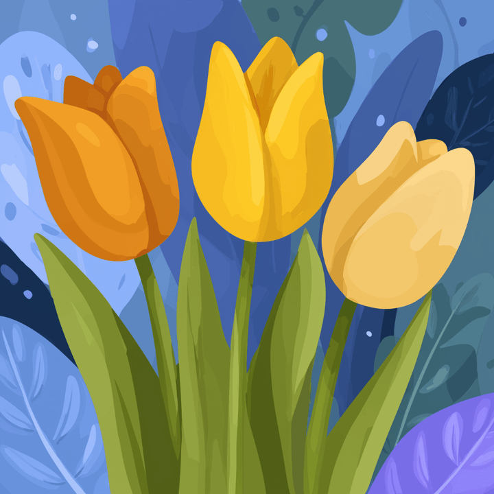 Drei Tulpen