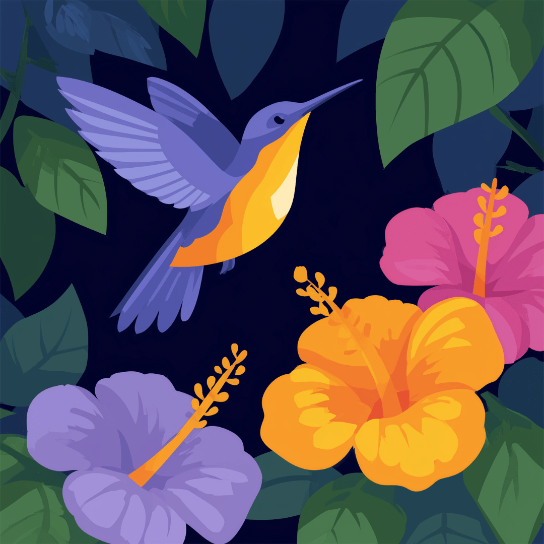 Winziger Kolibri