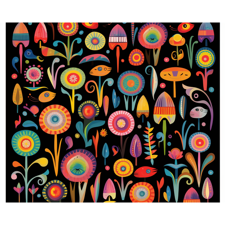 Abstrakte Blüten
