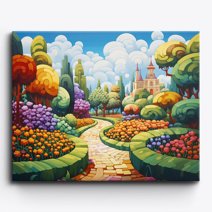 Abstrakter Garten