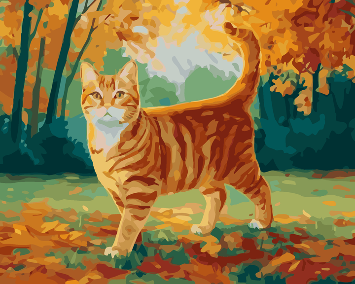 Herbstliche Tabby