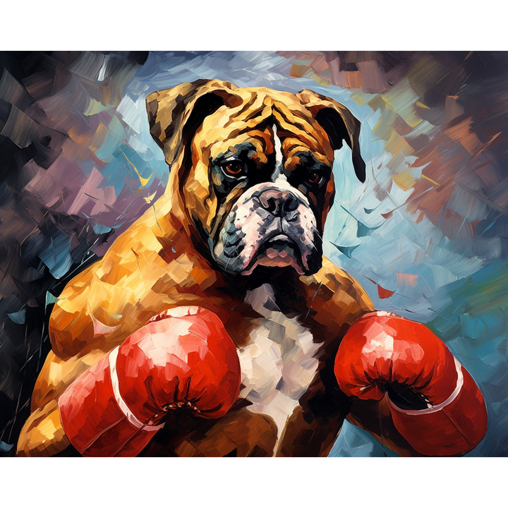 Boxers Wachsamkeitshaltung
