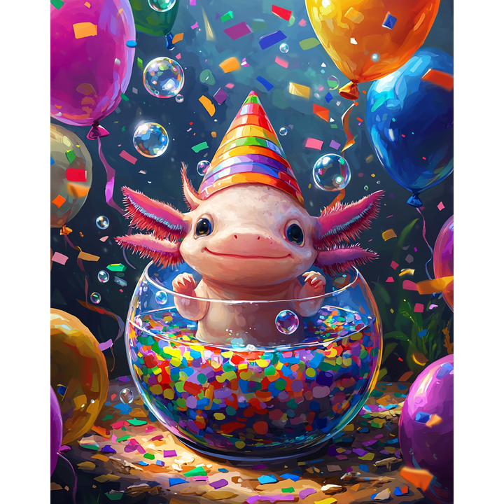Blasen-Party