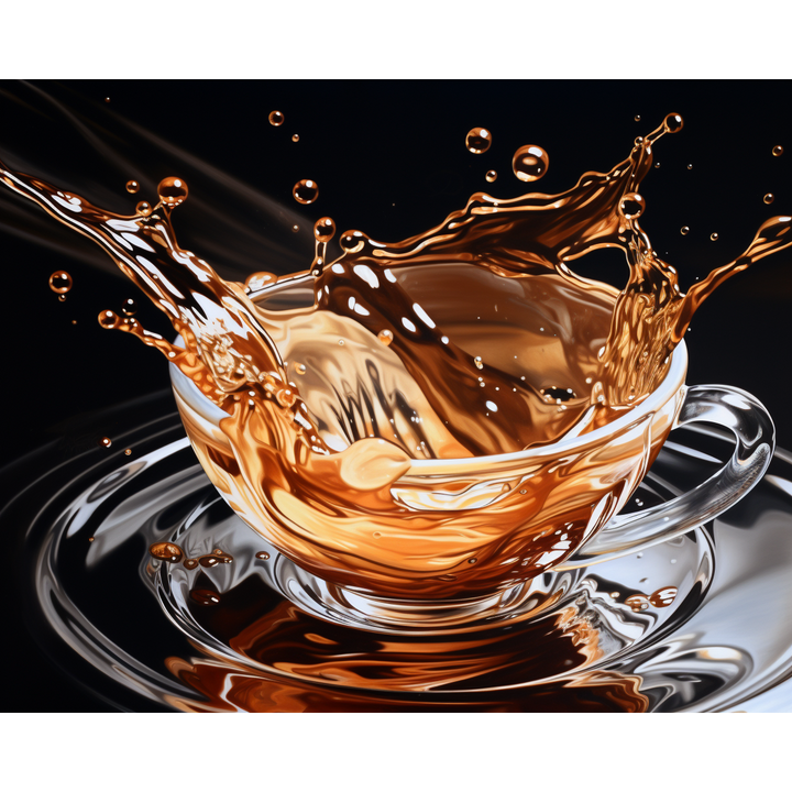 Kaffeespritzer Abstract