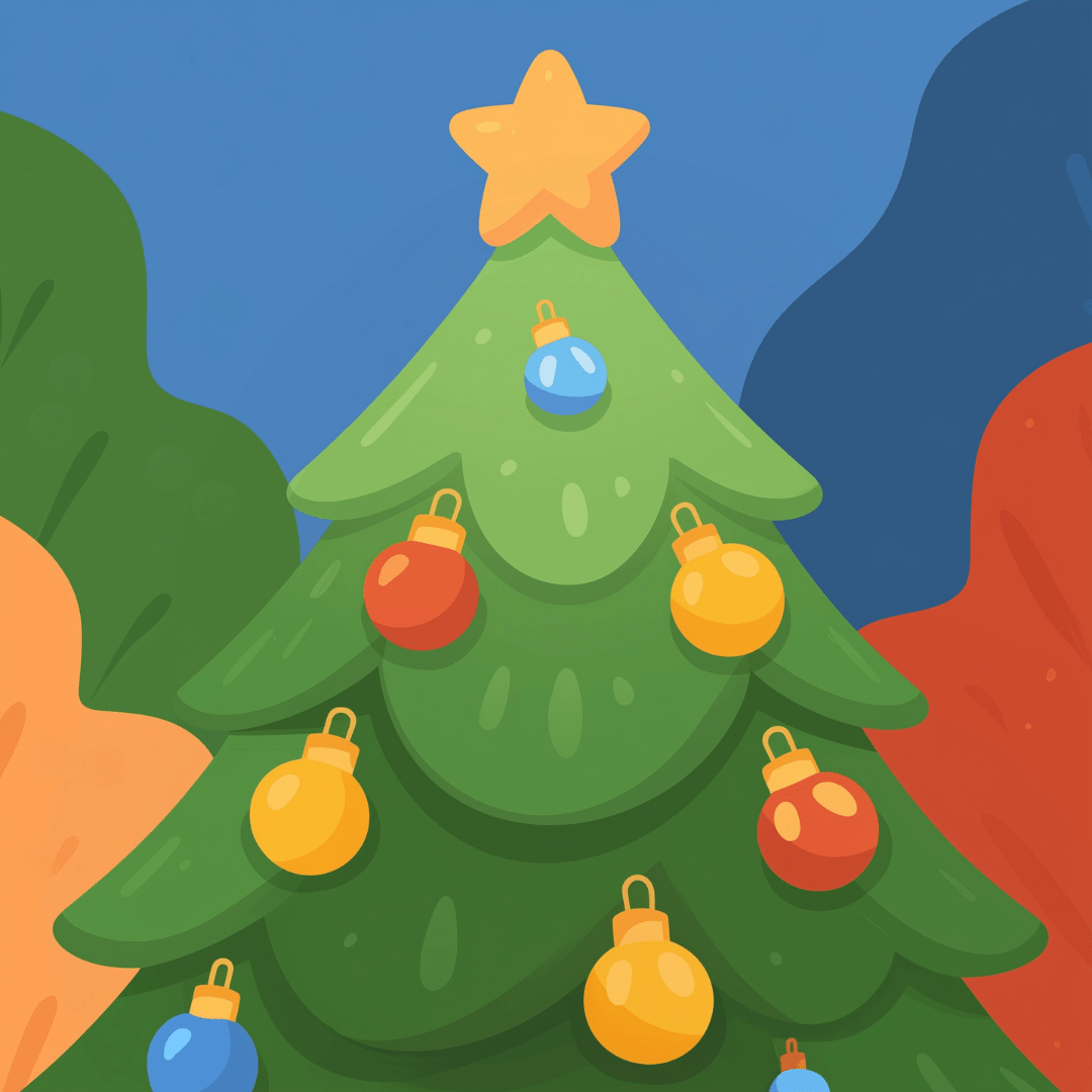 Farbenfrohe Weihnachten