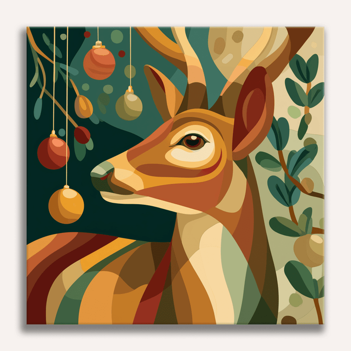 Bunte Rentiere