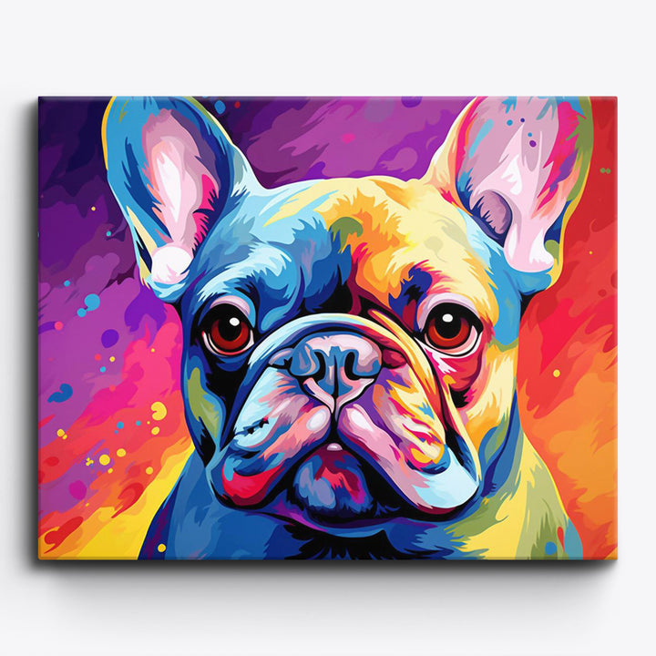 Bunte Hunde-Kontemplation