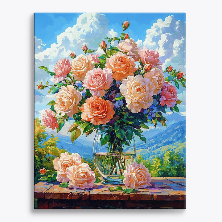 Bunte Rosen