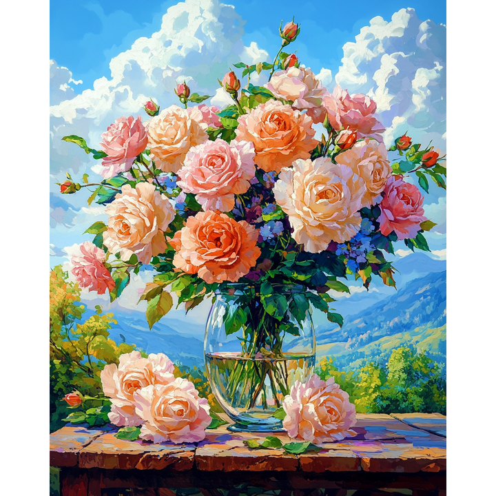 Bunte Rosen