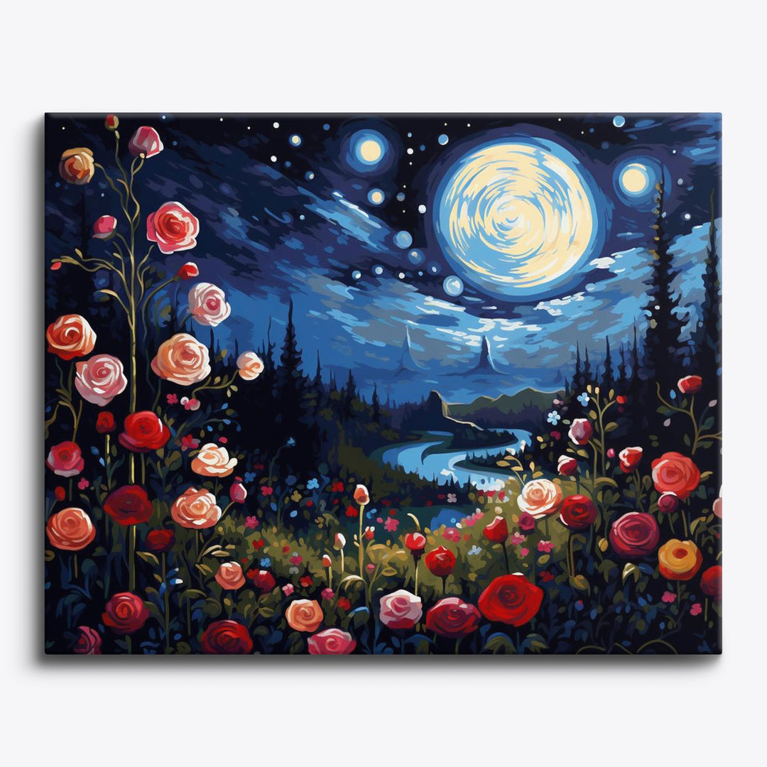 Kosmischer Rosengarten