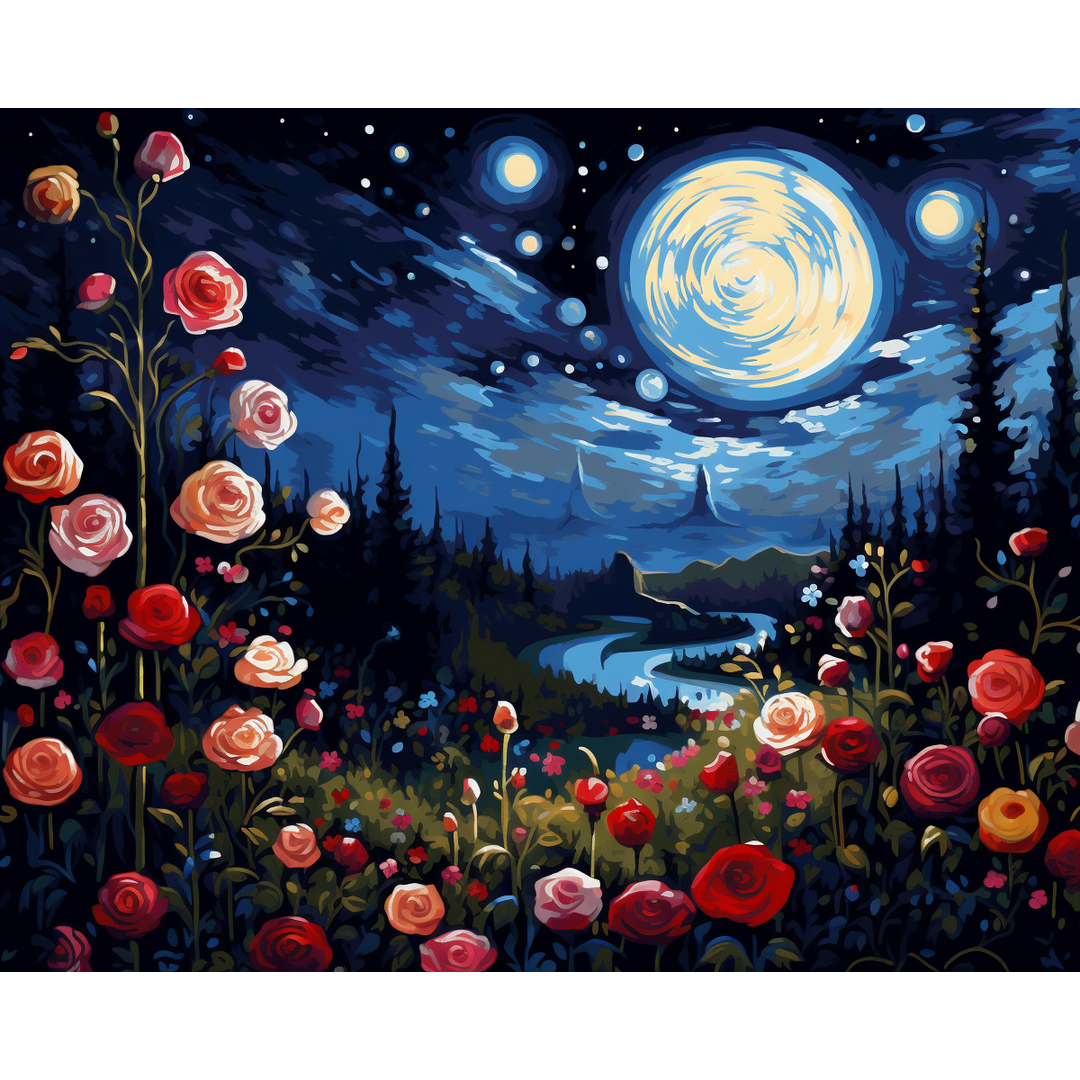 Kosmischer Rosengarten