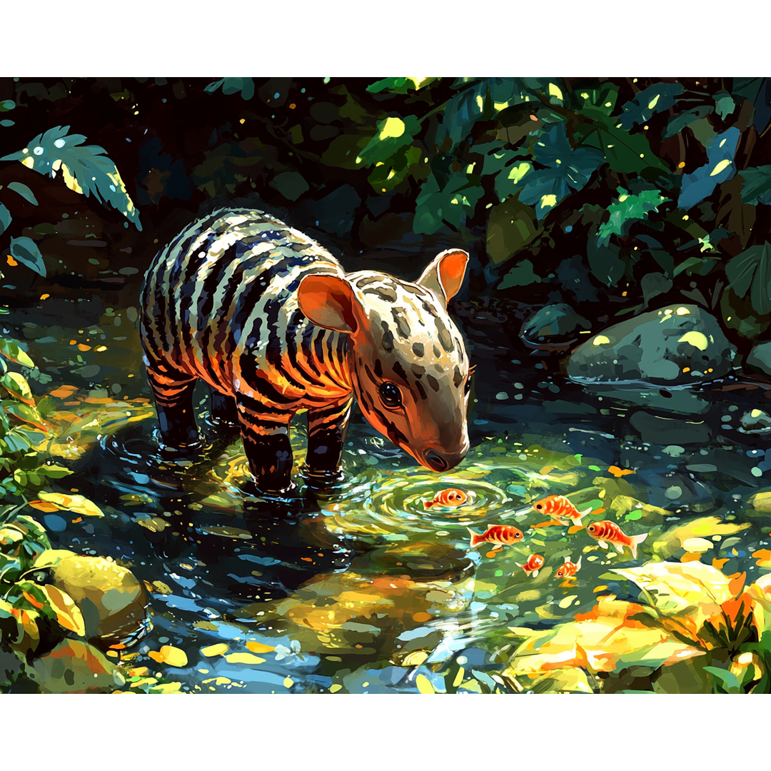 Neugieriges Tapir