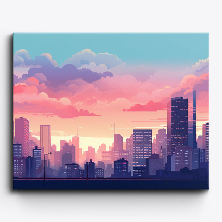 Abenddämmerung Leinwand