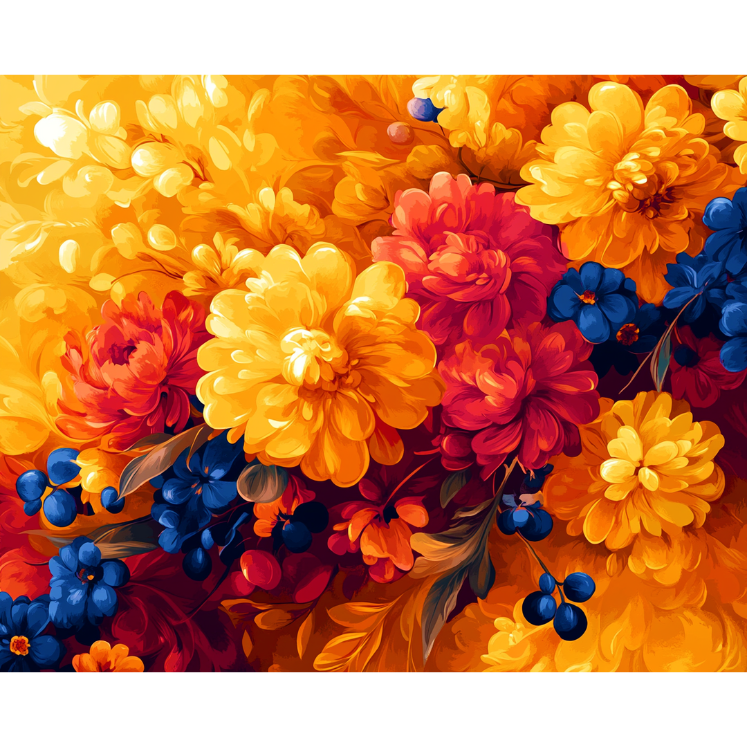 Florale Wellen