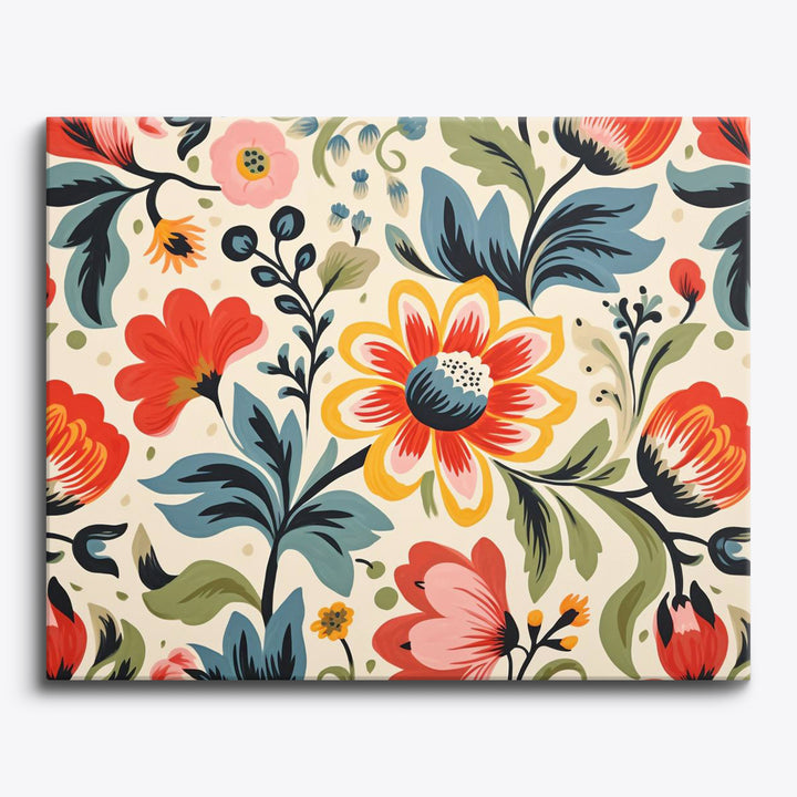 Florale Volkskunst