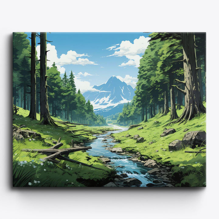 Waldfluss