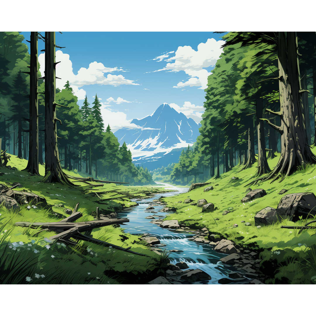 Waldfluss