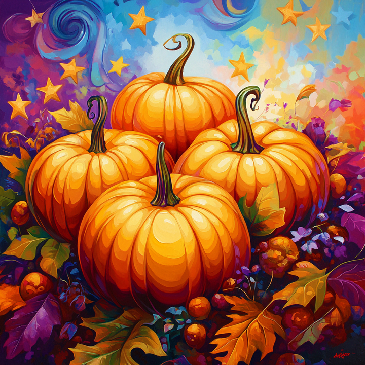 Leuchtender Herbsttanz