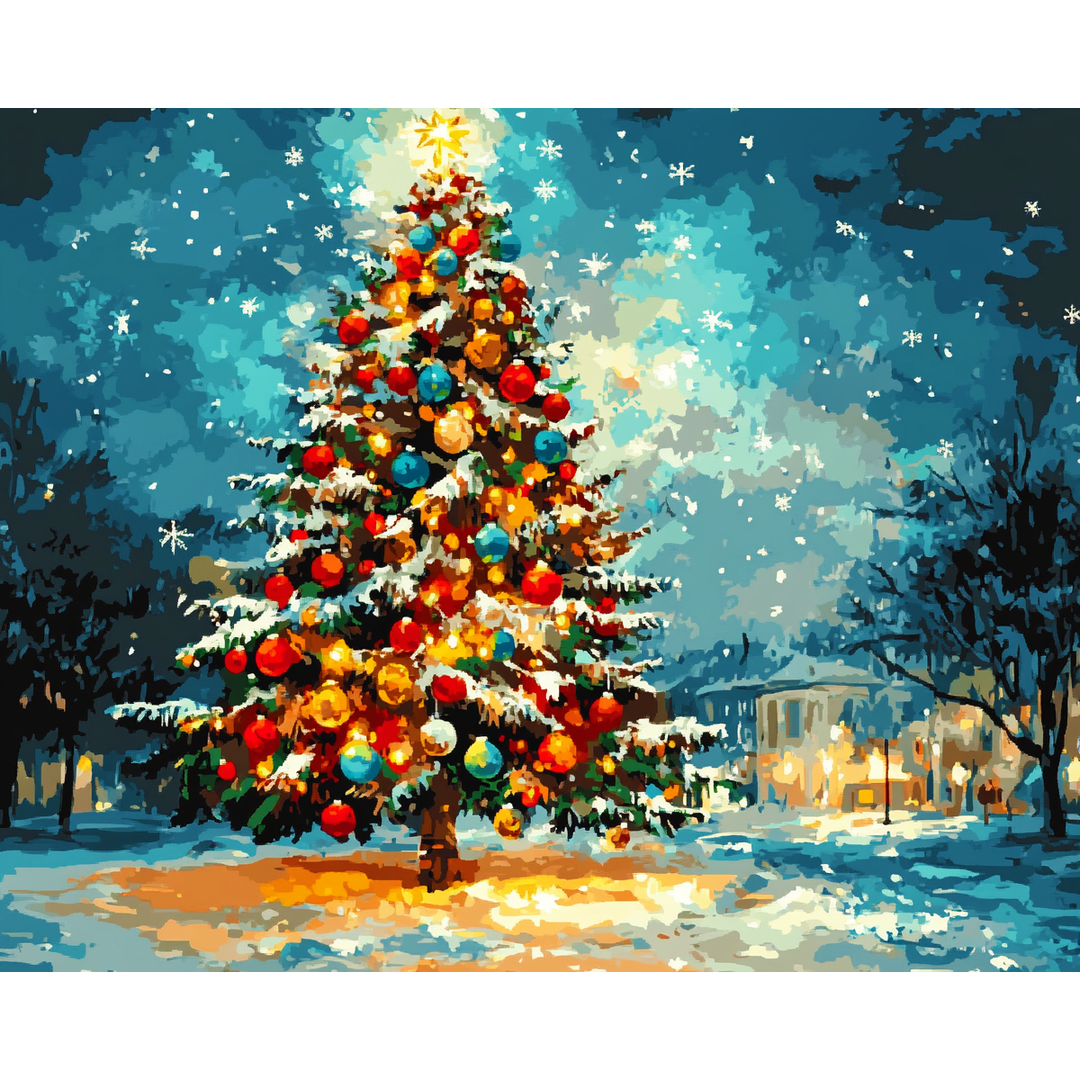 Leuchtendes Winterwunderland