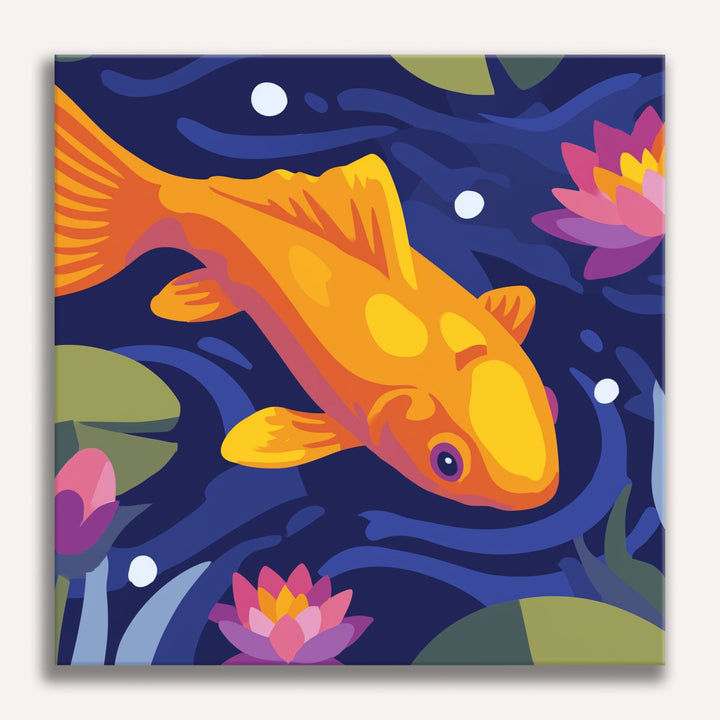 Goldener Koi
