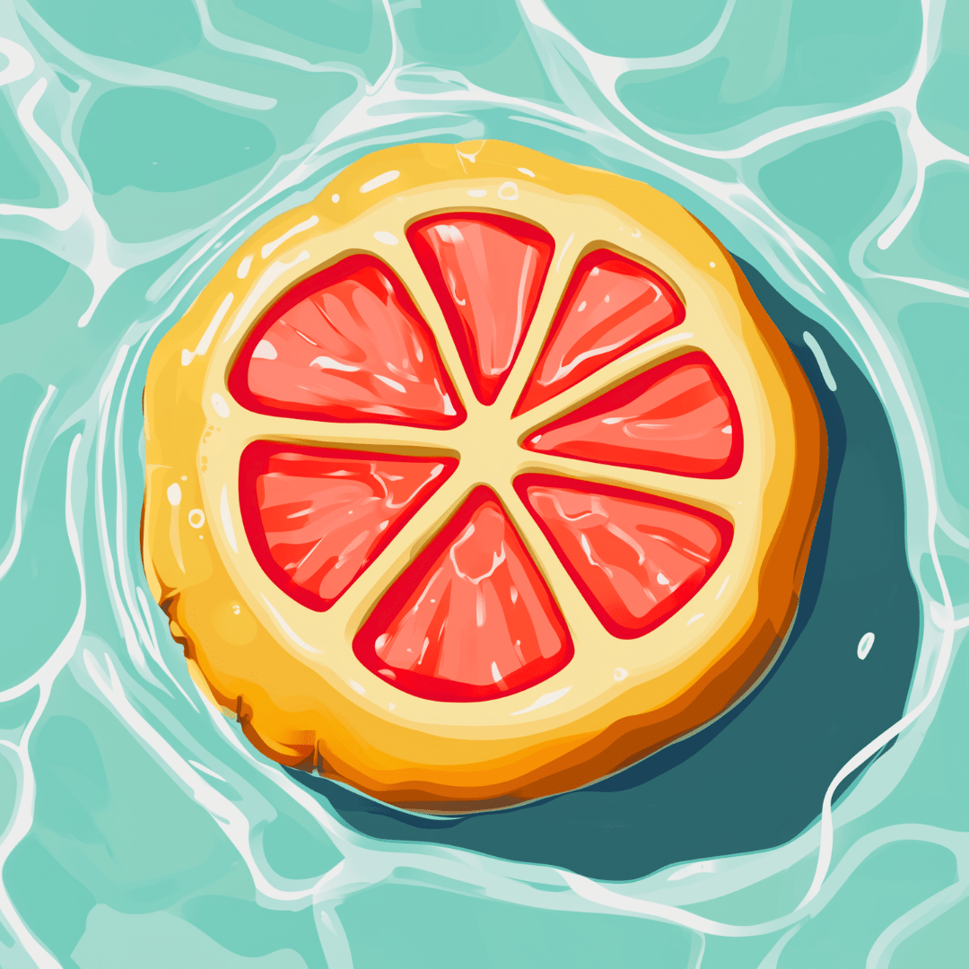 Grapefruit-Schwimmer