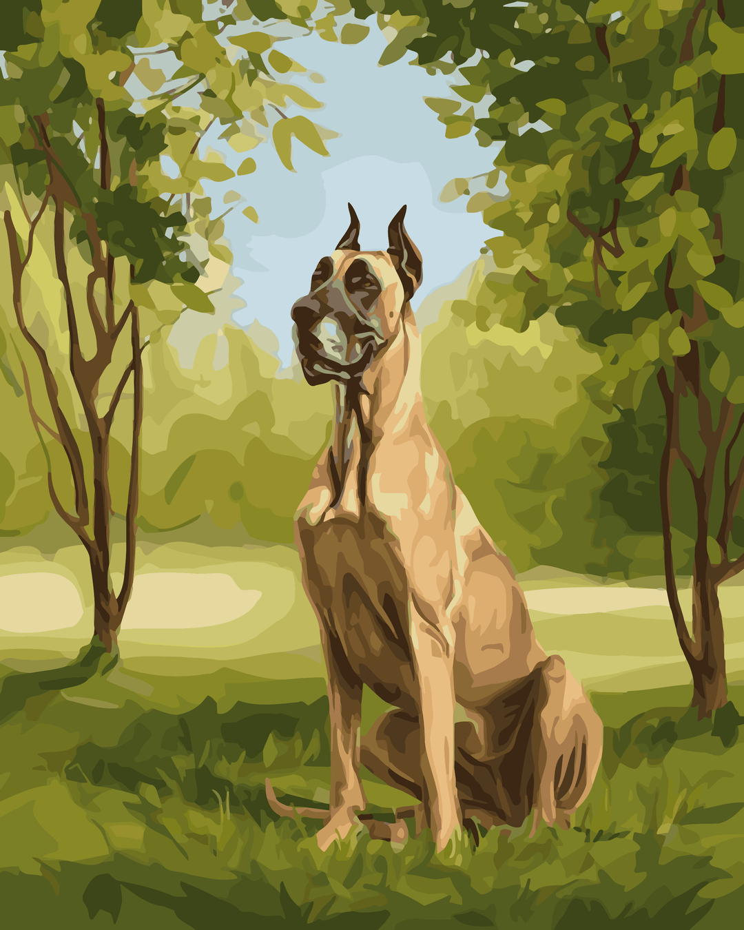 Dog niemiecki jako strażnik