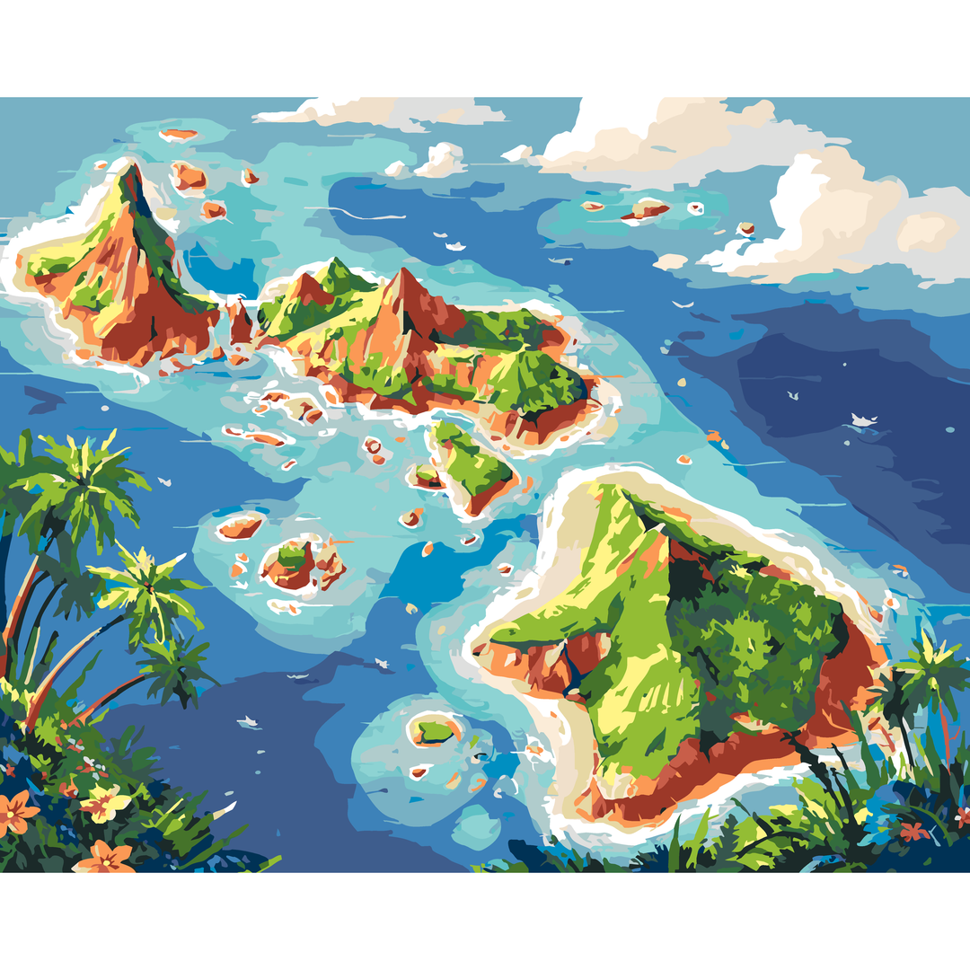 Üppiges Hawaii