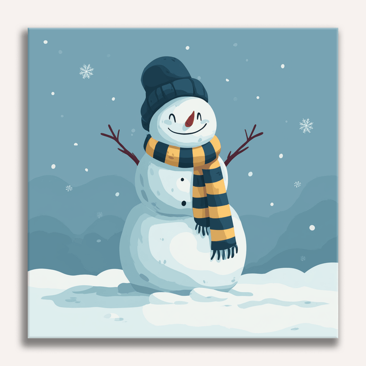 Fröhlicher Schneemann