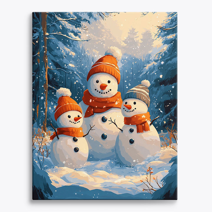 Kawaii Schneemann Liebe