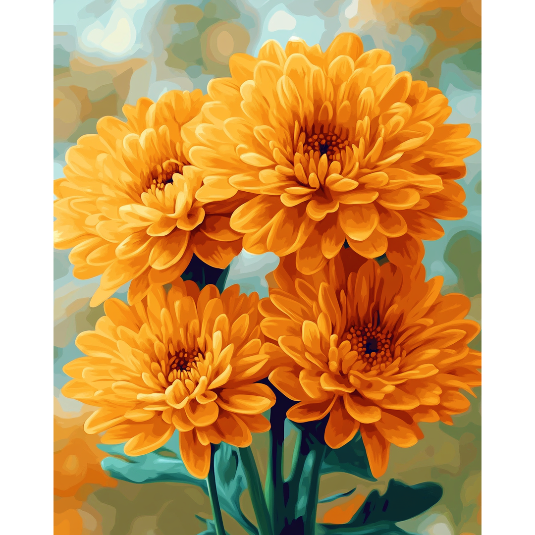 Leuchtende Blüten