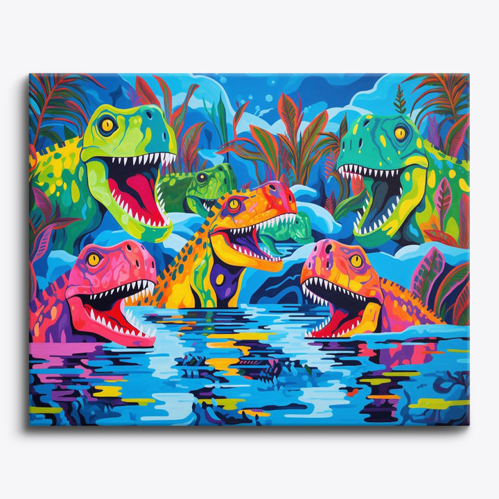 Neon Dino Tanz