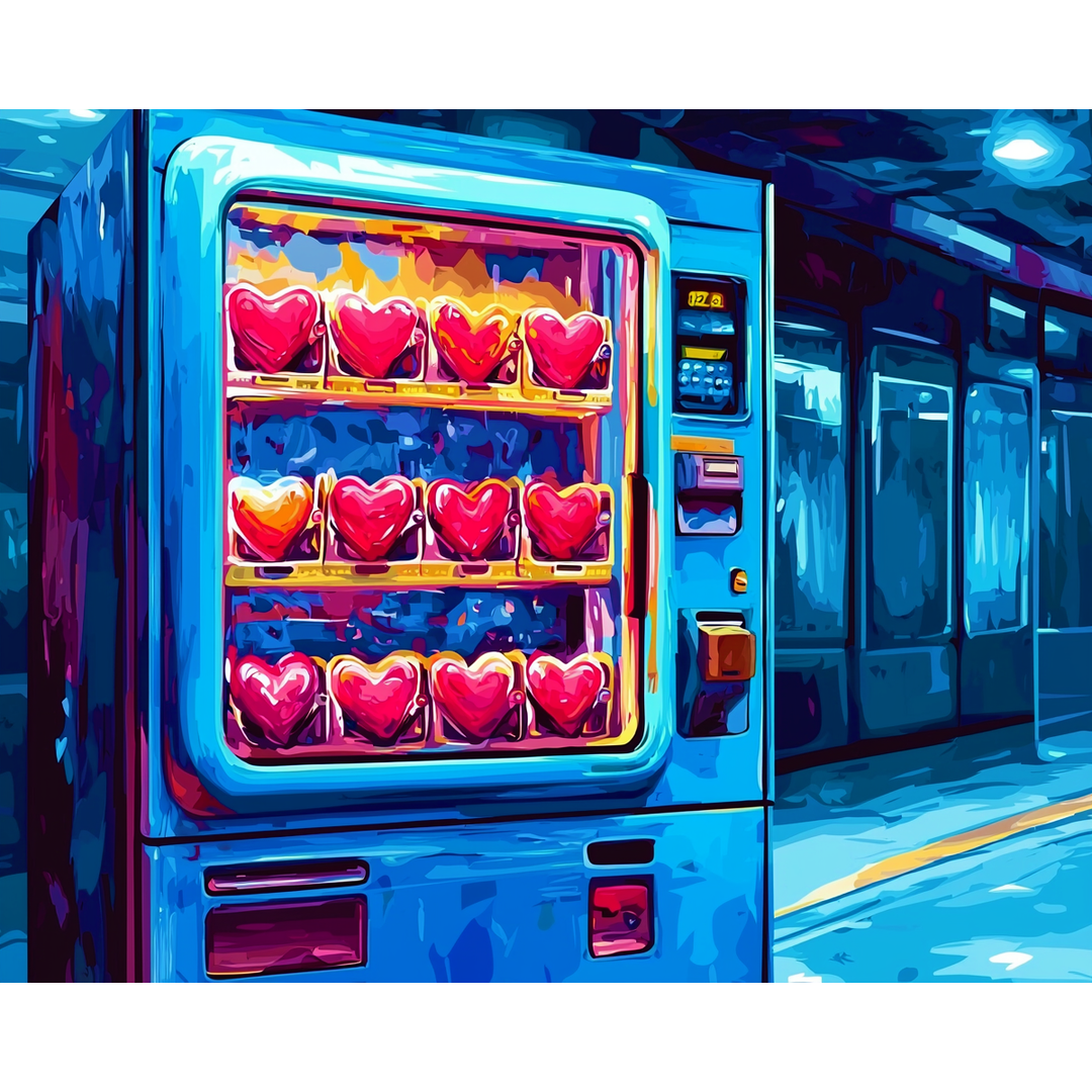 Neon-Herzen