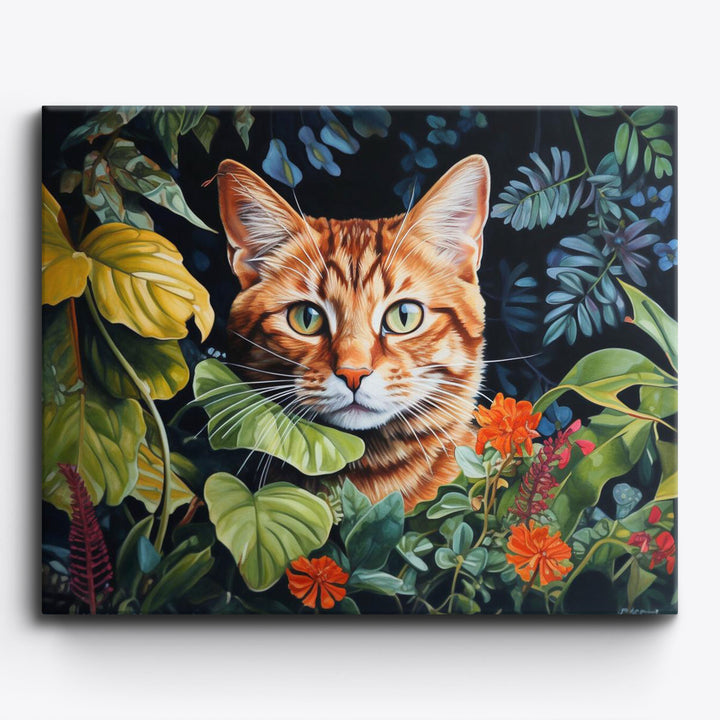 Orange Dschungelkatze